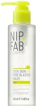 Nip + Fab Teen Skin Fix Pore Blaster Day Face Wash mit Wasabi-Extrakt und Vitamin E Cleansing Micel (Gel, 145 ml)