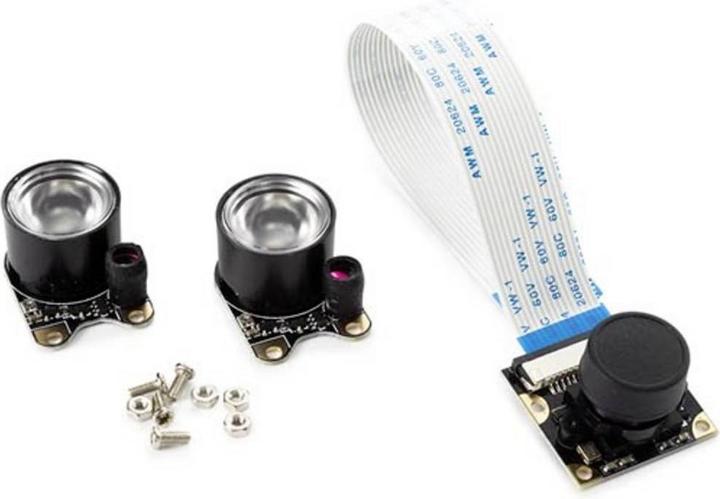 Immagine prodotto Whadda Modulo telecamera con 2 luci IR per Raspberry PI