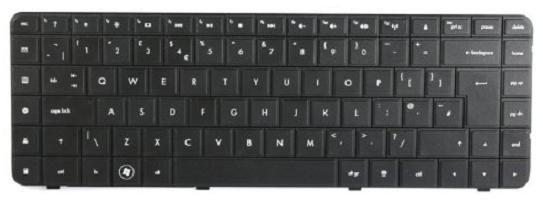 Produktbild HP Kybd Std Uk Cpq/ Black Api