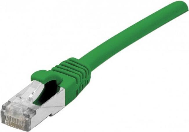 Actual product image Exertis Connect Patch cable S/FTP, PiMF, Cat.6A, green, 5.0 m Category: Cat.6A Class EA (2x RJ45), Raw material: (S/FTP, CAT6, 5 m)