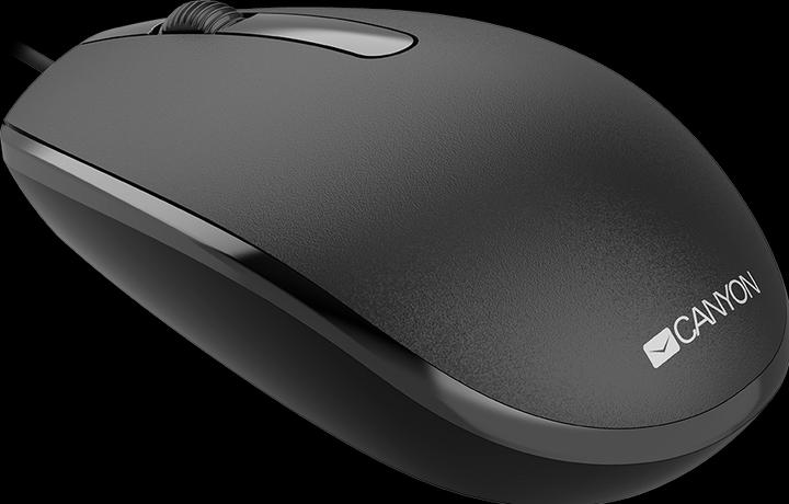 Produktbild Canyon Optical mouse with cable M-10, Black (Kabelgebunden)