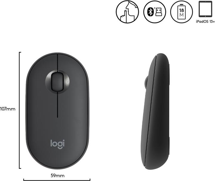 Actual product image Logitech Pebble M350 (Wireless)