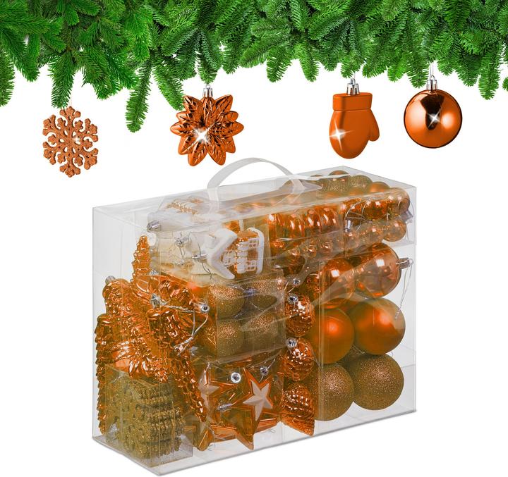 Actual product image Relaxdays christmas bauble (100 -part)