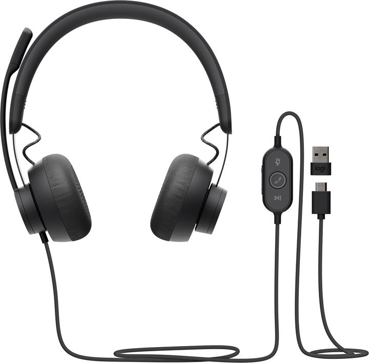Logitech Zone 750 (Cable, USB-C)