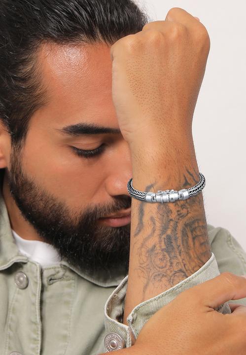 Immagine prodotto Kuzzoi Bracciale di base, attorcigliato (23 cm, Argento 925)
