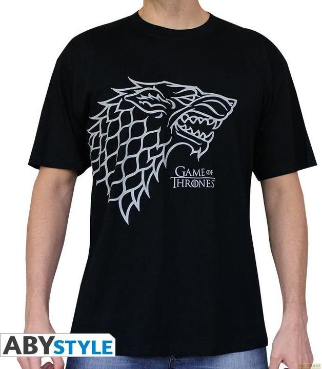 Immagine prodotto ABYstyle GAME OF THRONES - Tshirt Stark man SS nera - Basic (M)