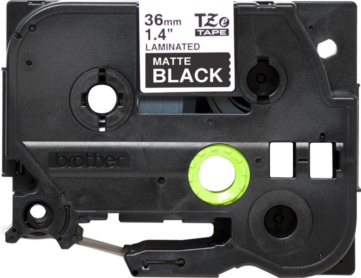 Actual product image Brother TZe-M365 Matt (3.60 cm, Black)