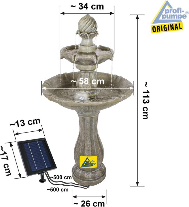 Produktbild Profi-Pumpe Solar - Brunnen Klassik-garten-5