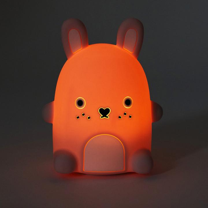 Actual product image Noodoll Night light pink "Ricecarrot