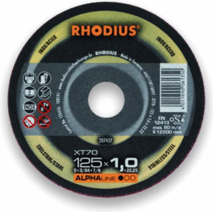 Produktbild Rhodius Extradünne Trennscheibe gekröpft XTK70 Ø 150 x 1,0x 22,23mm