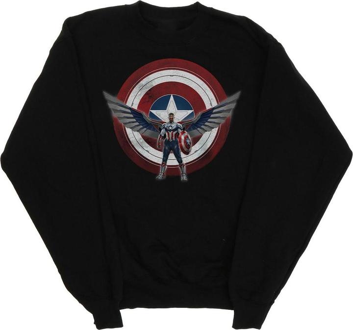 Falcon And The Winter Soldier Captain America Shield Pose Sweatshirt Jungen