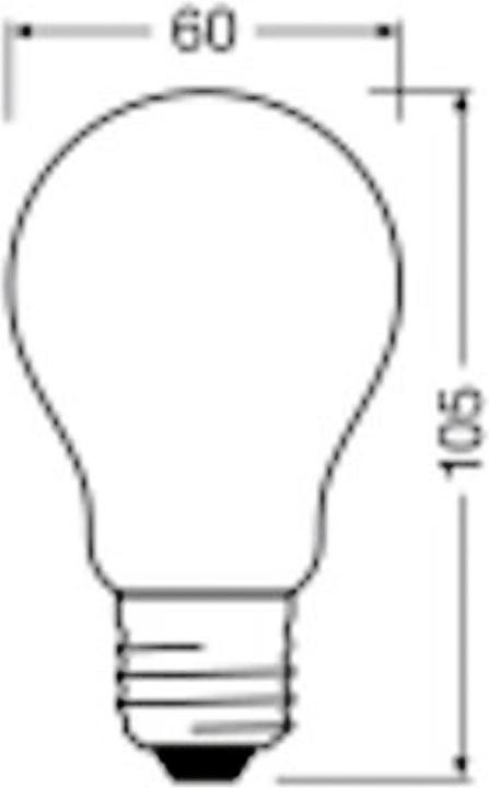 Image du produit Osram Filament Led Classic A (E27, 2.50 W, 470 lm, 1 x, A)