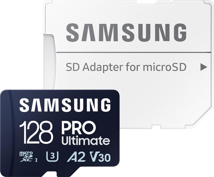 Actual product image Samsung PRO Ultimate (128 GB, microSDXC, U3, UHS-I)