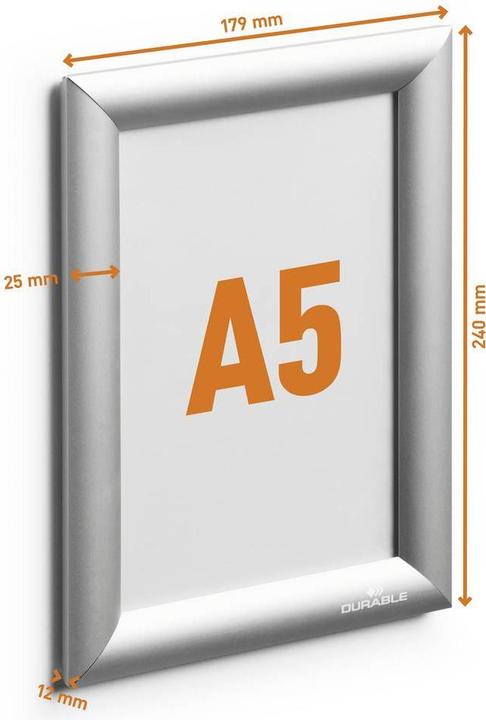 Produktbild Durable Klapprahmen Aluminium A5
