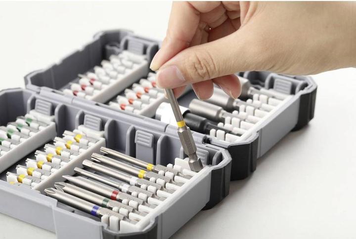 Actual product image Bosch Professional Zubehör Screwdriver bit set, 45 pieces (Cross Phillips PH 1", Cross Phillips PH 2", Cross Phillips PH 3", Cross Pozidriv PZ 1", Cross Pozidriv PZ 2", Cross Pozidriv PZ 3", Hexagonal (hexagonal) 3", Hexagonal (hexagonal) 4", Hexagonal (hexagonal) 5", Hexagonal (hexagonal) 6")