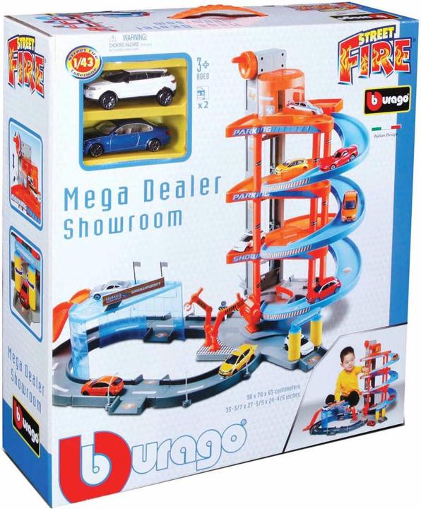 Actual product image Bburago Street Fire Mega Dealer Showroom