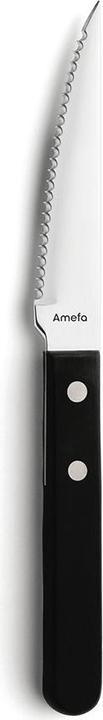 Produktbild Amefa PIZZA Steakmesser Set 6-teilig schwarz, für 6 Personen (6 Stück, Messer)