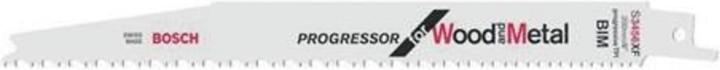 Bosch Professional Zubehör Säbelsägeblatt S 3456 XF, Progressor for Wood and Metal, 5er-Pack