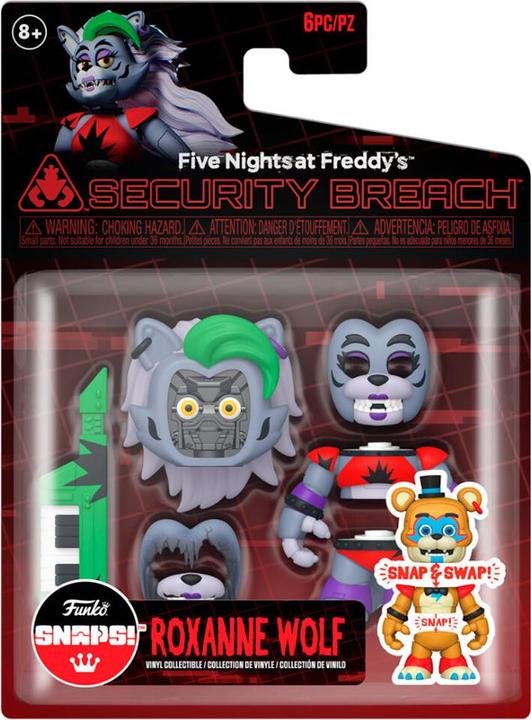 Actual product image Funko Five Nights at Freddy's Snap action figure Glamrock Roxanna 9 cm
