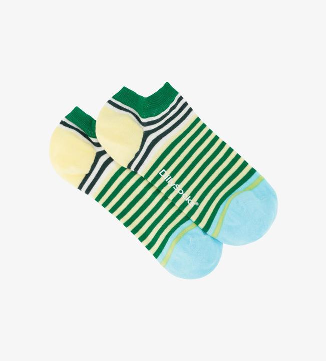 DillySocks Short Fine Line Green (36 - 41)