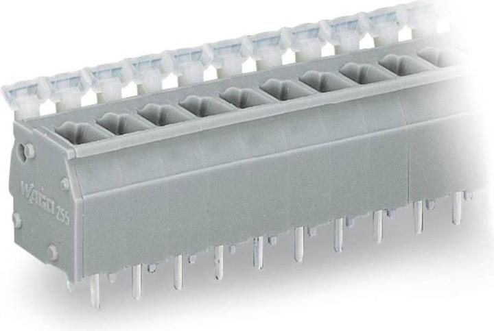 Actual product image Wago 255-412 Terminal strip for printed circuit boards 0.08-2.5 qmm grey