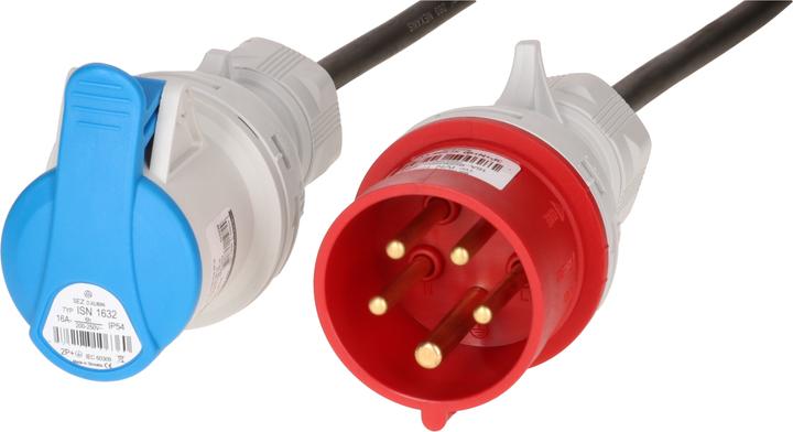 Actual product image Max Hauri maxCAMP CEE adapter cable H07RN-F3G1.5 1.5m, IP44 (1.50 m, 3-pole)