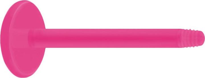 Star Piercing Micro Labret-Stab pink (Acryl, ohne Messing)