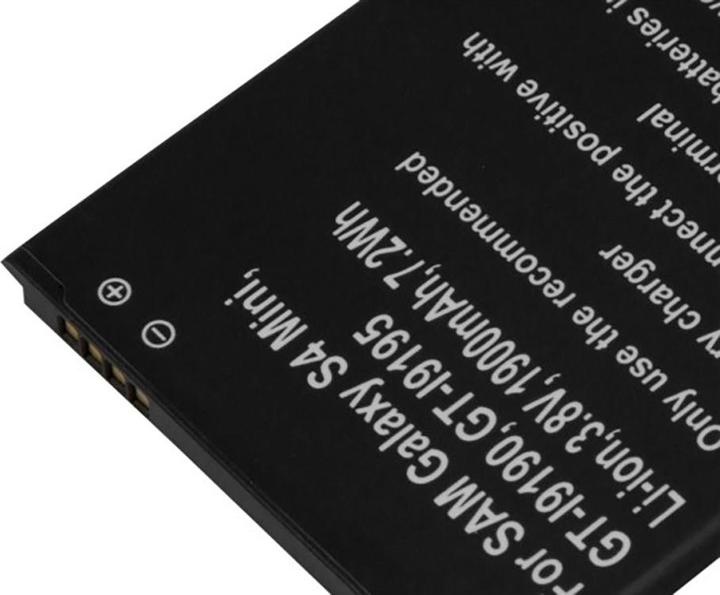Actual product image Avizar Li-Ion Akku 3.8V 1900mAh Galaxy S4 Mini