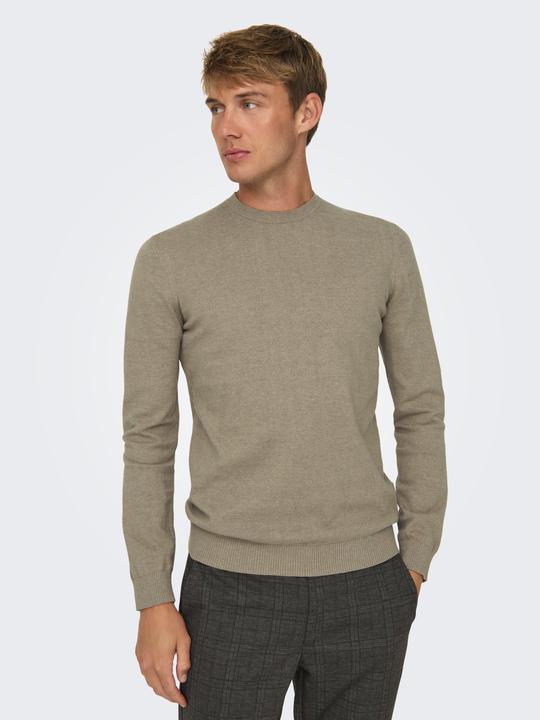 Immagine prodotto Only & Sons Maglia pullover con scollo rotondo dalla vestibilità regolare (S)