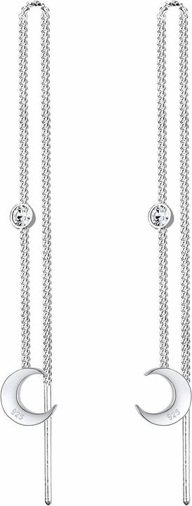 Image du produit Elli Hänger zum Durchziehen mit Halbmond Kristalle (Argent Sterling)