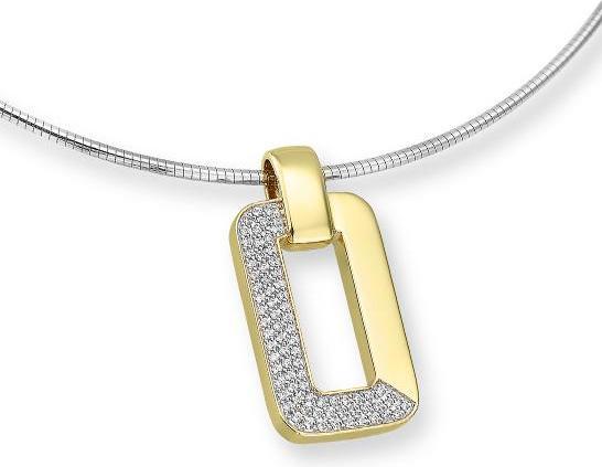 Breuning ANHÄNGER - BRILL. 0,487 Ct. H/si (750/18 K Gold)
