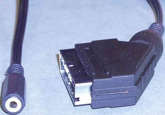 Actual product image E+P Scart adapter (0.10 m)
