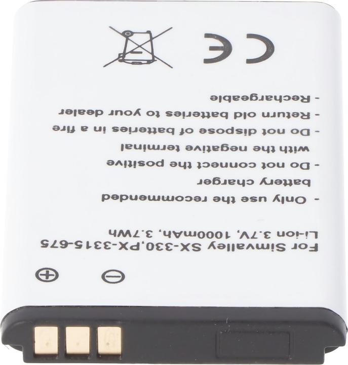 Produktbild AccuCell Akku Simvalley SX-330, PX-3315-675
