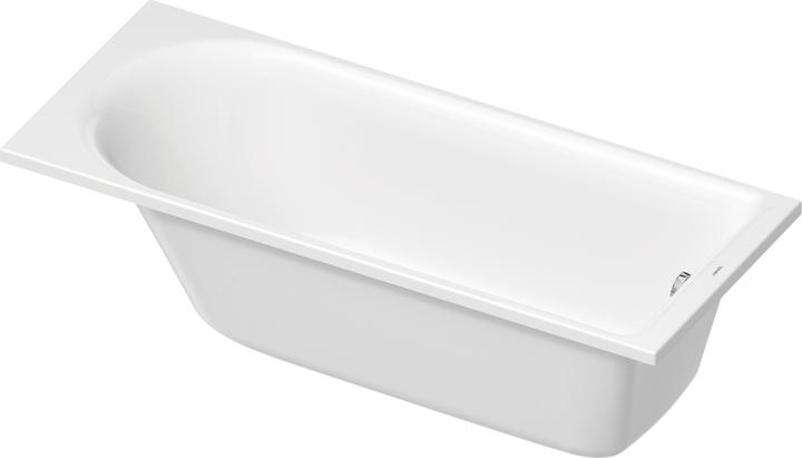 Actual product image Duravit Bathtub D-NEO built-in version 1 RS 1700x700mm white (140 l, 170 cm, 70 cm)