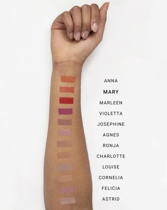 Produktbild IDUN Minerals Lipgloss Mary transparent röd (012)