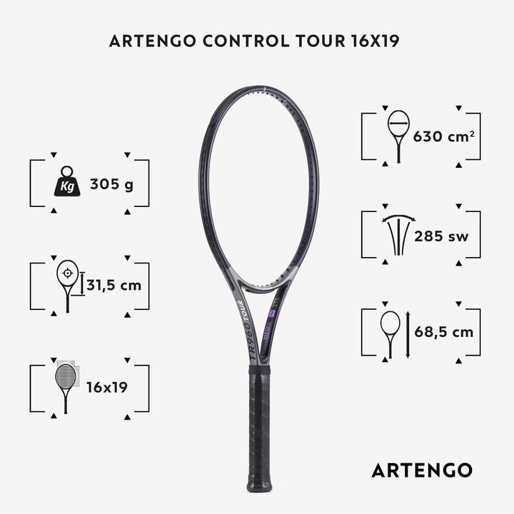 Image du produit Artengo Raquettes de Tennis Femmes/Hommes - TR960 Control Tour 305 g non cordée (3, 350 g)