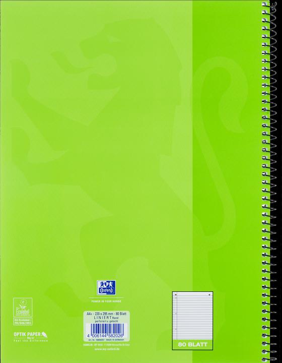 Actual product image Oxford College notebook (A4+, Lined, Hardcover)