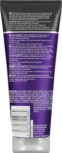 Actual product image John Frieda Frizz Ease Miraculous Recovery (250 ml, Liquid shampoo)