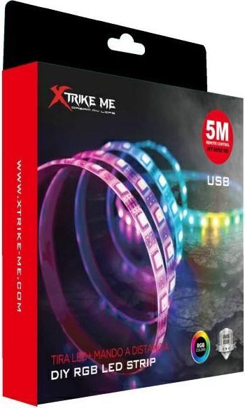 Produktbild Xtrike Me RGB LED strip with Bluetooth controller 5m HT-5050 B5 (500 cm)