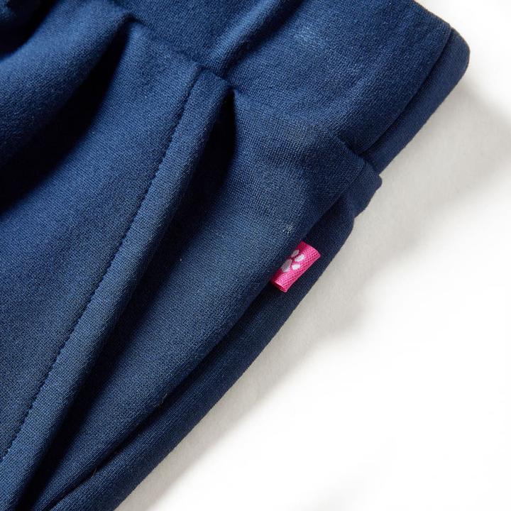Immagine prodotto VidaXL Pantaloni da bambino a gamba larga blu navy 116,Materiale: 65 (116)