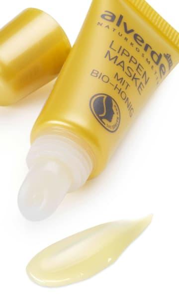 Produktbild dm alverde Lippenmaske mit Bio-Honig