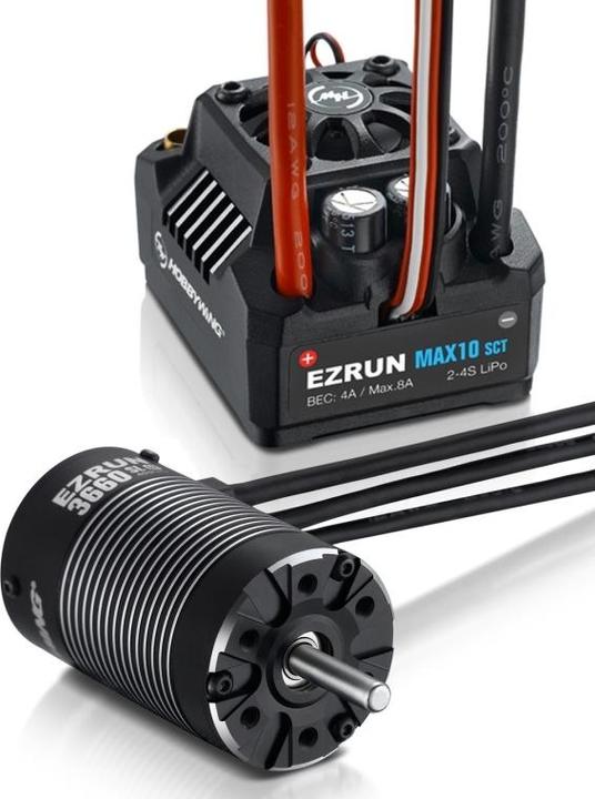 Actual product image Hobbywing Ezrun Combo MAX10 SCT3660SL-3200KV SCT