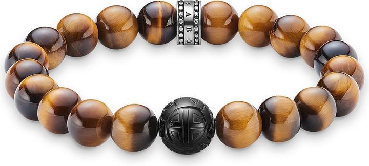 Immagine prodotto Thomas Sabo Bracciale marrone (17.50 cm, Argento)