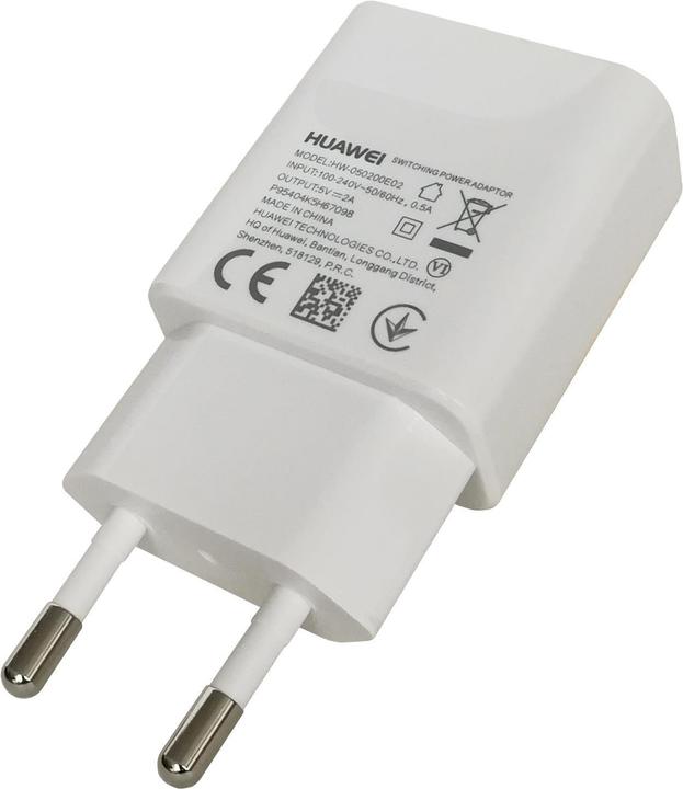 Produktbild Huawei HW-050200E01 USB EU Reiseladegerät 2A in weiss Bulk