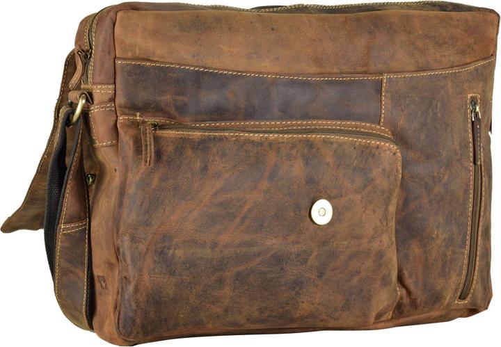 Actual product image Greenburry Vintage Revolver Bag shoulder bag leather 40 cm
