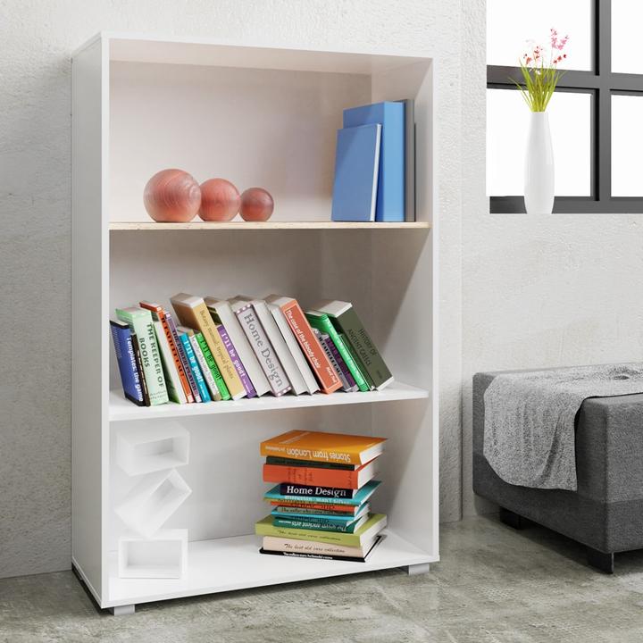 Actual product image Casaria Bookcase (60 x 28 x 115 cm)
