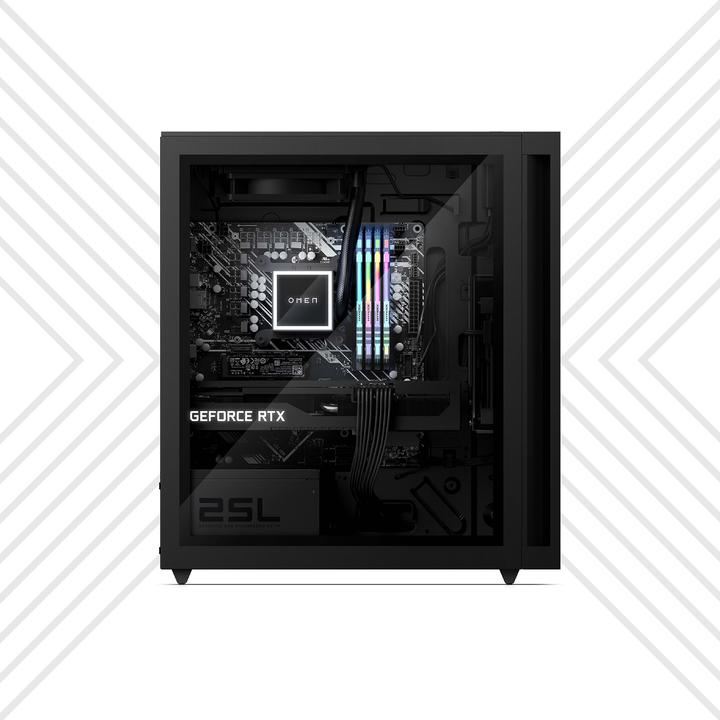 Image du produit HP Omen 25L - GT15-2100ng (Intel Core i7-14700F, 32 Go, 1000 Go, GeForce RTX 4070)