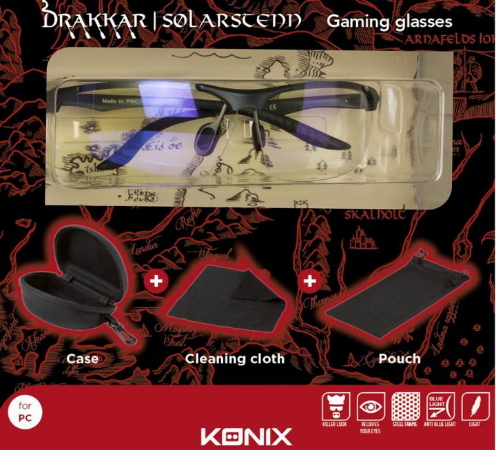 Image du produit Konix Lunettes de jeu Drakkar Pro Solar Stenn