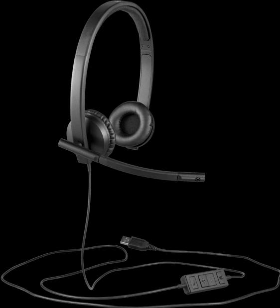 Actual product image Logitech USB Headset Stereo H570e (Cable, USB-A)