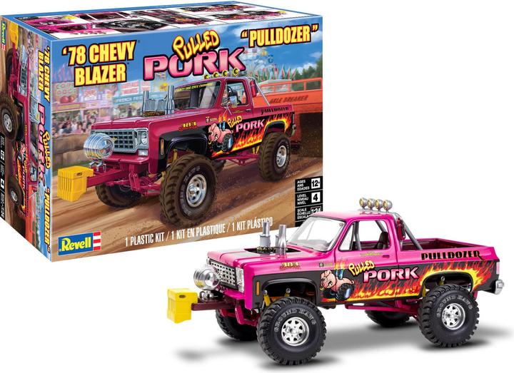 Actual product image Revell 1978 Chevy Blazer Pulldozer